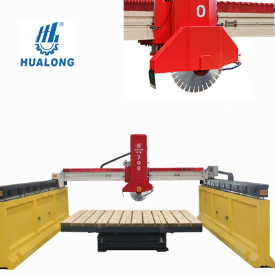 Hualong Stone Machinery HLSQ-700 Pont d'alignement laser à base de ciment scie Machine de découpe de pierre